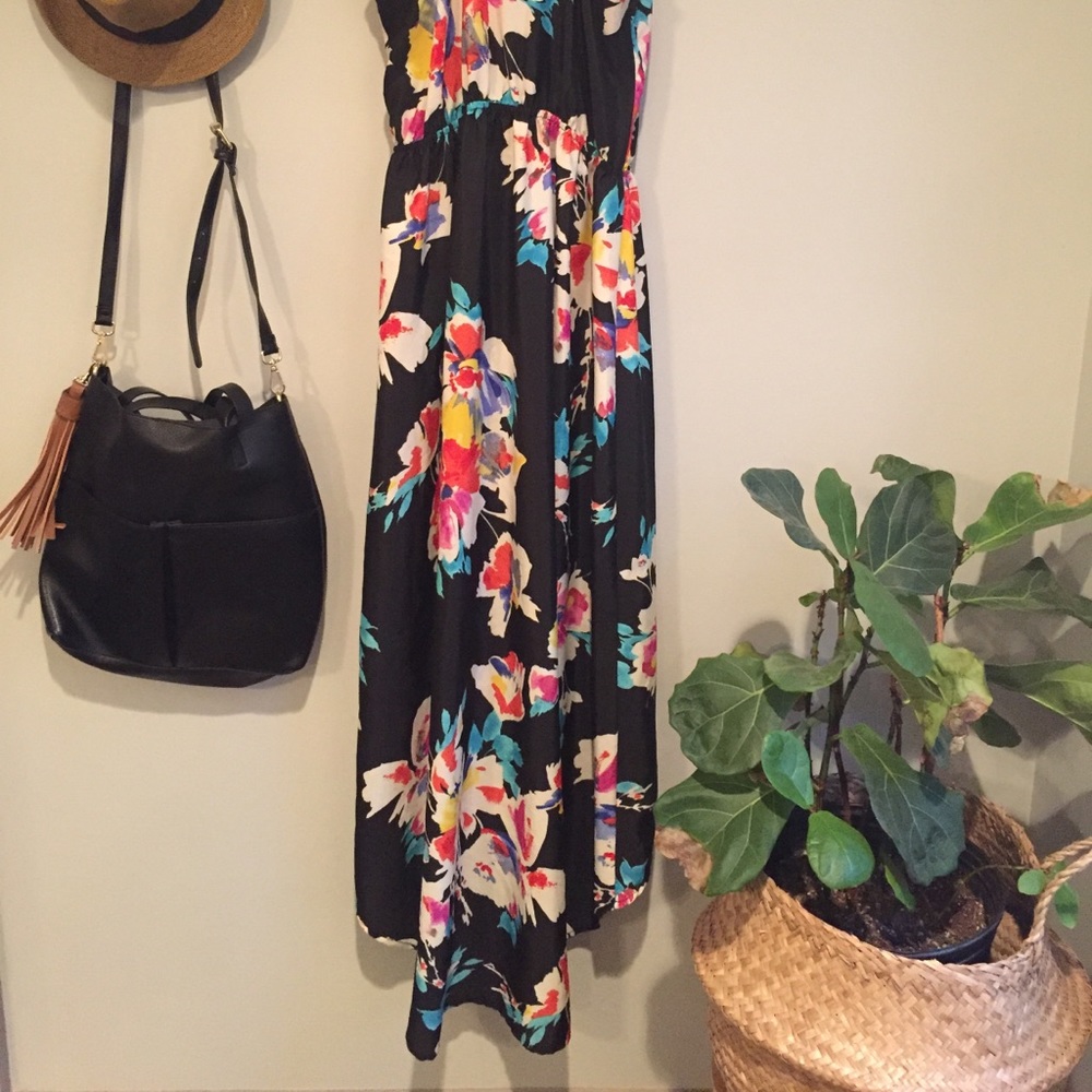 Floral-Printed High-Low Maxi - Picture 2 of 5